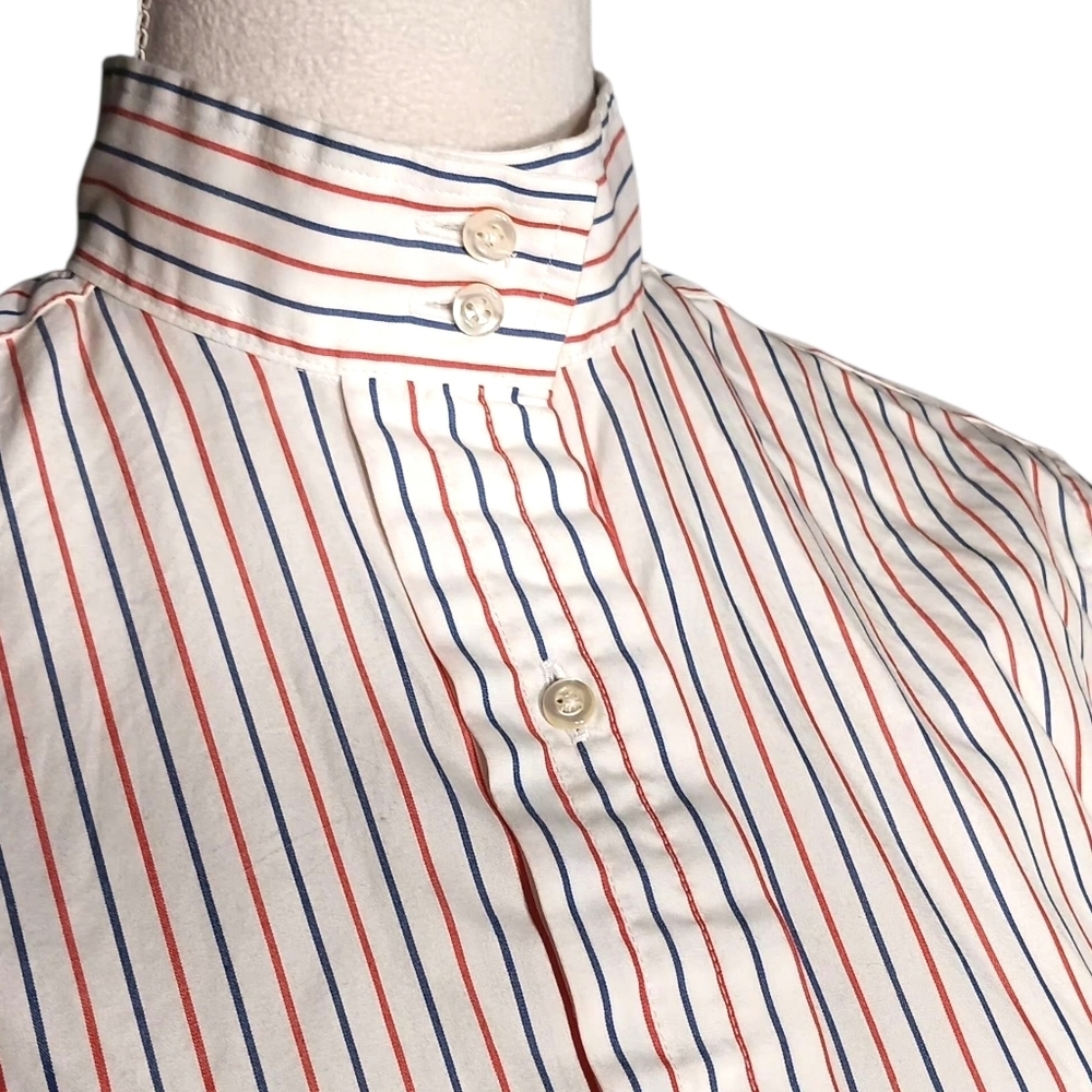 VIntage Red White & Blue Dress Shirt - Picture 2 of 6